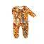 Toddler Ruffle Bodysuit Boho Romper Baby Footie Pajamas