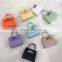 Mini purses and handbags Jelly Handbag Ladies Female Girl Purse Solid Color coin bag
