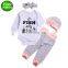 "Fish -ally here" 2019 white baby romper & ocean pp pants & bow hat & headband 4pcs set