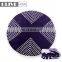 2018 Hot sale custom large 100% cotton microfiber circle pattern round beach towel with tassels