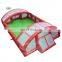 outdoor large high quality giant bouncy castle inflatable water soap football soccer playground field for rent