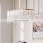 Modern fashion simple luxury K9 clear Crystal Ceiling Lighting Chandelier