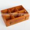 Custom Printed Logo and Color Solid Wooden Crate With Compartment