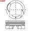 Stock B10S engine piston kit 96567386 96325192 96567385 96611457 96567384 96611458 41008 96567383 96325191 96325189