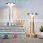 2019 hot sell  european  hotel led  lamps usb aluminium restaurant dining room table lamp decorative