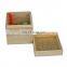 wholesale customized pine handmade cheap small square gift wooden box