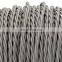 Colorful Twisted Braided Cable 3*0.75 Electric Wire Decor Textile Cable For Fixture Lights