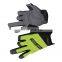 HANDLANDY Synthetic Leather Fingerless Cycling Motorcycle Sports Utility Half Fingers Work Gloves