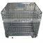 stackable storage cage,heavy storage cage,mesh box wire cage metal bin storage container.