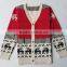 Pure cotton Sweater knitted design school cardigan for children