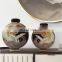 Decoretion Home Vase Crane Pattern Round Ceramic Modern Luxury Chinese for Living Room Home Decorations.gifts
