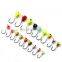 1g 1.5g 1.6g 2.5g 5.0g  Ice Fishing 5 pcs / pack 20 Colors Ant Drop  Fishing Lures Ice Fishing Jig Head