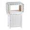 wooden folding ironing board cabinet with cloth storage shelf and door KD