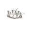 Elegant Design Nickle Plated Tea Light Candle Holder Aluminum Caste Home Decors Lighting Votive Candle Holder