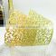Wedding Invitation Decoration Delicated Laser Cut Gold Laser Cut Cupcake Wrappers                        
                                                Quality Choice