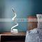 Modern LED Spiral Table Lamp Cool White Warm White For Living Room Bedroom LED Curved Desk Bedside Lamp