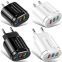 2022 Quick Charging QC3.0 Fast Charging EU plug Charger USB Portable Plug 5V3A for iPhone