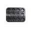 Muffin cup black baking cake mold carbon steel baking pan