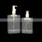Custom print liquid packaging mylar spray refill pouch clear PET stand up plastic spray bottle for clean