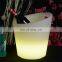 champagne rectangular luminous decorative beer champagne bottle service plastic led lighted ice bucket wine cooler box