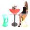 Bar Chair Furniture /High top wireless party LED furniture set and bar lighting furniture led tall bar table and chairs