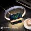 3 in 1 Wireless Charger Touch Control LED Desk Lamp With Night Light Alarm Clock-15W Output Power Wooden Bedside Table Lamp