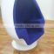 European style relaxing fiberglass material soft fabric/wool/cashmere purple saarinen egg chair with ottoman