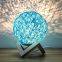 Rattan Ball Moon Lamp LED Globe Ball Light USB Powered Dimmable LED Projector Night Lights for Kids Bedroom Decor