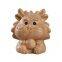 Chinese Zodiac Cartoon Ornaments Peach Wood Carving Hand-held Dolls Wood Carving Animal Zodiac Ornaments