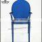 Resin Stacking Chair / PC Dining Chair / Navy Blue Chair