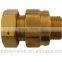 brass spring check valve with plastic core or brass core