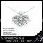 micro pave jewelry wholesale heart pendant sterling silver 9.25 jewelry meaningful pendant necklace