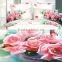 100%cotton 40*40/173*120 Floral Beautiful Home Textile 3D Reactive Bedding Set