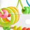 Children's Educational Beads Wooden Toys Supplier OEM/ODM Animal&Fruit Patterns Printing Wood Bead for Baby
