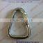Steel Electric Galvanized delta shaped quick link carabiner rigging hook manufacturer