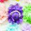 Baby Headband Chiffon Hair Flower With Beads -high quality flower with pearls