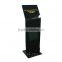 2015 new black color magazine display stand, high acrylic Brochure holder, acrylic sign stand