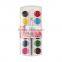 Wholesale Best Quality Cheap 12Colors Dry Water color Paint Set With Brush