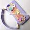 hot sale factory supply chain handbag silicone phone case