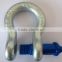 Forged G209 bow Adjustable Shackle With Cotter Pin