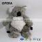 Gray Koala Bear Plush Backpack Overnight Animal Travel Bag Zoo Australian