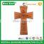 5th Wedding Anniversary Gift for Couple Cherry Wood Wall Cross plaque