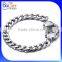 Hotsale Fashion Mens Silver Stainless Steel Handcuff Bracelet Wholesale