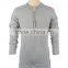 Men's garment dyed technics and spray white technics top quality 100% cotton long sleeve T-shirt