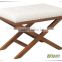 fabric wood frame ottoman chair - hot sale low price (DO-6119)