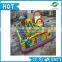 Popular 0.55mm PVC custom inflatable funny playground, inflatanble cartoon amusement park for sale