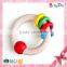 2015 China Hot Sale Promotional Baby Toys Wooden Baby Rattle