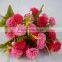 mini artificial sik flower for interior decoration