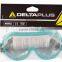Deltaplus Clear Polycarbonate Goggles Ventilation Elastic Strap safety glasses