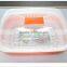 Kitchen plastic baske with water seperator,fruit and vegetable ,plastic basket double wall basket